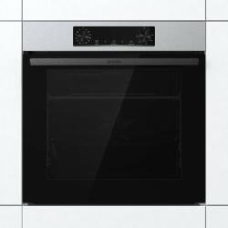 Электрический духовой шкаф Gorenje BOSB6737E06X, встраиваемый, сенсорный программатор, вариогриль, очистка паром, нержавеющая сталь