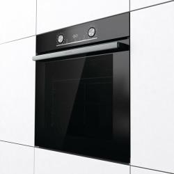 Электрический духовой шкаф GORENJE BOX6737E01BG встраиваемый, сенсорный программатор, вариогриль, очистка паром, черный