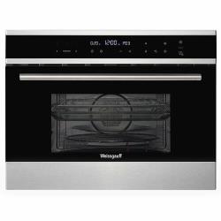 Электрический духовой шкаф Weissgauff OE 445 X с СВЧ и конвекцией, 60 см, 3 года гарантии