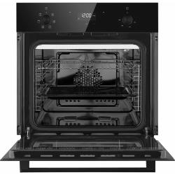 Электрический духовой шкаф Weissgauff EOV 676 SB Black Edition, конвекция и гриль, 60 см, 3 года гарантии