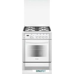 GEFEST Плита Газовая Gefest ПГ 6300-03 0040 белый (стеклянная крышка) реш. чугун