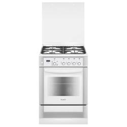GEFEST Плита Газовая Gefest ПГ 6300-03 0040 белый (стеклянная крышка) реш. чугун