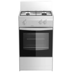 Darina Плита Darina 1 AS GM 521 001 W, газовая, 2 конфорки, 45 л, газовая духовка, белая