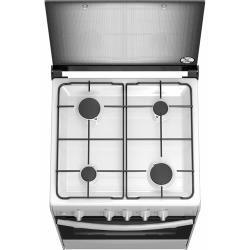 Плита газовая Darina 1B GM 441 105 W белый, решетка эмаль
