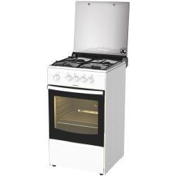 Плита газовая Darina 1B GM 441 105 W белый, решетка эмаль
