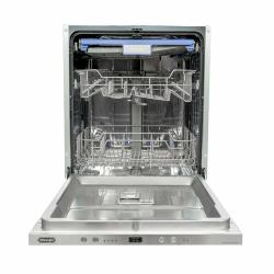 Встраиваемая посудомоечная машина DeLonghi DDW 06F Granate platinum, 60 см, 14 комплектов, Aqua Stop, 3 корзины, внутренняя LED-подсветка