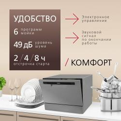 Посудомоечная машина компактная Hansa ZWM536SH