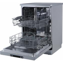Посудомоечная машина Weissgauff DW 6013 Inox (модификация 2024 года),3 года гарантии, 12 комплектов, 6 программ, отсрочка запуска, половинная загрузка, быстрый режим, полная защита от протечек AquaStop, дозагрузка посуды