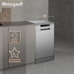 Посудомоечная машина Weissgauff DW 4015 (модификация 2024 года),3 года гарантии, 3 корзины, 10 комплектов, 6 программ, Полная защита от протечек, Половинная загрузка, Дозагрузка посуды