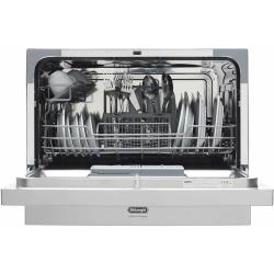 Компактная посудомоечная машина DeLonghi DDW 07T Fridere, Aqua Stop, 6 комплектов, половинная загрузка
