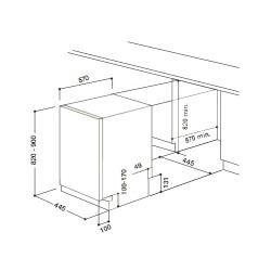 Встраиваемая посудомоечная машина Hotpoint LST 1147