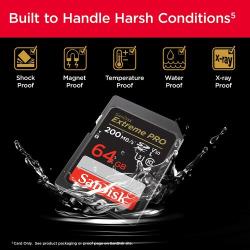 Карта памяти SanDisk Extreme PRO SDXC 128 ГБ Class 10 UHS-I U3 V30 (R / W 200 / 90 Mb / s)