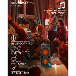 Музыкальный центр Soundmax SM-PS4425(черный)