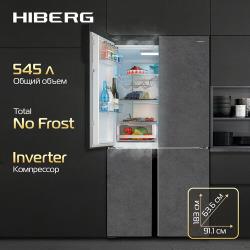Холодильник HIBERG RFQ-500DX NFXd inverter