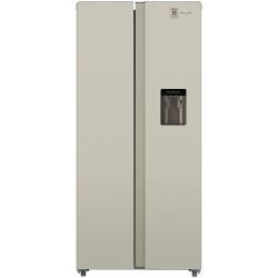 Отдельностоящий холодильник с инвертором и подачей воды Weissgauff WSBS 600 Be NoFrost Inverter Water Dispenser