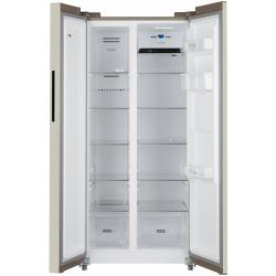 Отдельностоящий холодильник с инвертором и подачей воды Weissgauff WSBS 600 Be NoFrost Inverter Water Dispenser