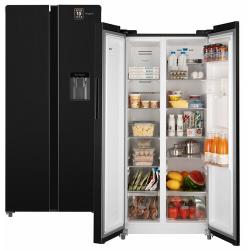 Отдельностоящий холодильник с инвертором и подачей воды Weissgauff WSBS 600 XB NoFrost Inverter Water Dispenser