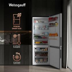 Отдельностоящий холодильник с инвертором Weissgauff WRK 1970 DBG Full NoFrost Inverter