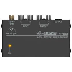 Фонокорректор стерео BEHRINGER MICROPHONO PP400