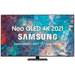 55" Телевизор Samsung QE55QN87AAU 2021 QLED, HDR, LED, Neo QLED