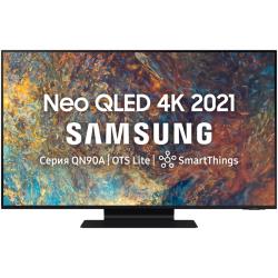 55" Телевизор Samsung QE55QN90AAU 2021 Neo QLED, HDR, QLED, LED, Mini-LED RU, черный титан