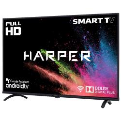 Телевизор Harper 43F720TS (43" / 1920x1080 / HDMI, USB / DVB-T2, T, C, S2 / WiFi / SmartTV / - / Черный FHD)