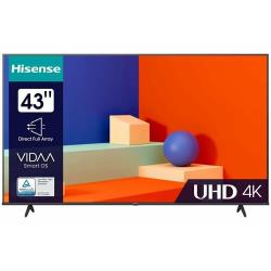 Телевизор HISENSE 43A6K 43" UHD 3840x2160, черный