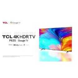 43"Телевизор TCL 4K HDR TV P637, черный