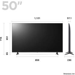 Телевизор ЖК 50" LG 50UR78006LK. ARUB