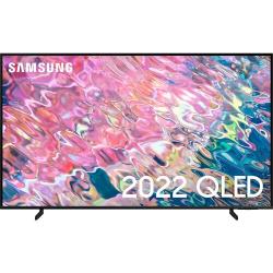 Телевизор Samsung QE85Q60BAUXCE 2022 QLED, HDR, черный