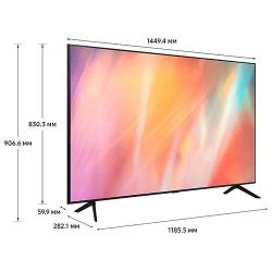 65" Телевизор Samsung UE65AU7100U 2021 LED, HDR Black