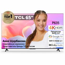 Телевизор TCL 65P635 черный