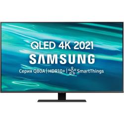 50" Телевизор Samsung QE50Q80AAU 2021 VA RU, черненое серебро