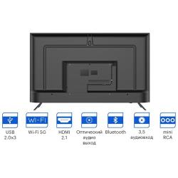 Телевизор Kivi 50U740NB, 4K Ultra HD, черный .