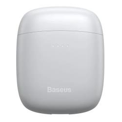 Мобильная Bluetooth-гарнитура Baseus Encok W04 IP54 TWS V5.0 сенсорная (NGW04-02) белая