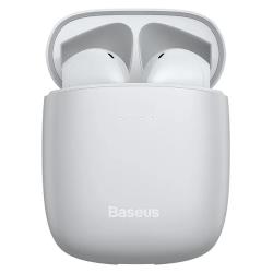 Мобильная Bluetooth-гарнитура Baseus Encok W04 IP54 TWS V5.0 сенсорная (NGW04-02) белая