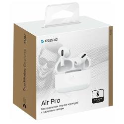 Беспроводные наушники Deppa Air Pro, белый