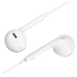 Наушники M80, Lightning Original series earphones, HOCO, с микрофоном, белые