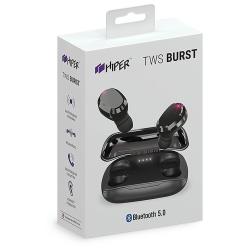 Наушники HIPER TWS Burst, Bluetooth, вкладыши, черный [htw-hdx6]