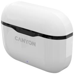 Наушники Canyon CNE-CBTHS3B беспроводные, вкладыши, с микрофоном, TWS, Bluetooth, чёрный