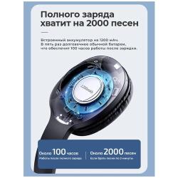 Беспроводные наушники накладные полноразмерные большие TWS Headphones для телефона, телевизора и компьютера  /  100 часов беспрерывного звучания