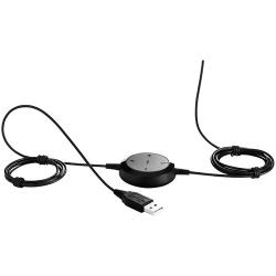 Компьютерная гарнитура Jabra EVOLVE 20 MS Stereo USB-А, черный
