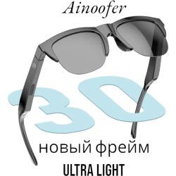 Умные очки, наушники / смарт очки солнцезащитные с микрофоном для телефона, сенсорные и влагозащитные