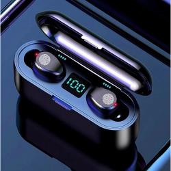 Наушники беспроводные  /  наушники сенсорные с powerbank  /  наушники F9 вакуумные