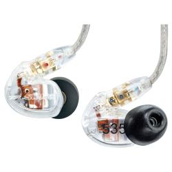 SHURE SE535-CL-EFS наушники внутриканальные (наушники вставные), три драйвера, прозрачные