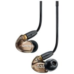 SHURE SE535-CL-EFS наушники внутриканальные (наушники вставные), три драйвера, прозрачные