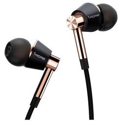 Наушники 1More Triple Driver In-Ear Headphones E1001 (Black / Gold) (Черный / Золотой)