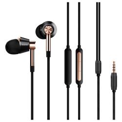 Наушники 1More Triple Driver In-Ear Headphones E1001 (Black / Gold) (Черный / Золотой)