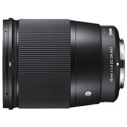 Объектив Sigma AF 16mm f / 1.4 DC DN Contemporary Micro 4 / 3, черный