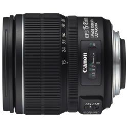 Объектив Canon EF-S 15-85mm f / 3.5-5.6 IS USM, черный